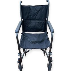Extended Height Wheelchair With Feet Support