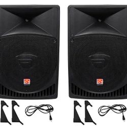 2 Rockville RPG DJ SPEAKERS With Legs