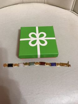 Multicolor Jade Bracelet