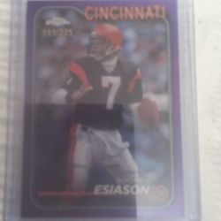 2024 Topps Chrome Purple Refractor Boomer Esiason 199/275.