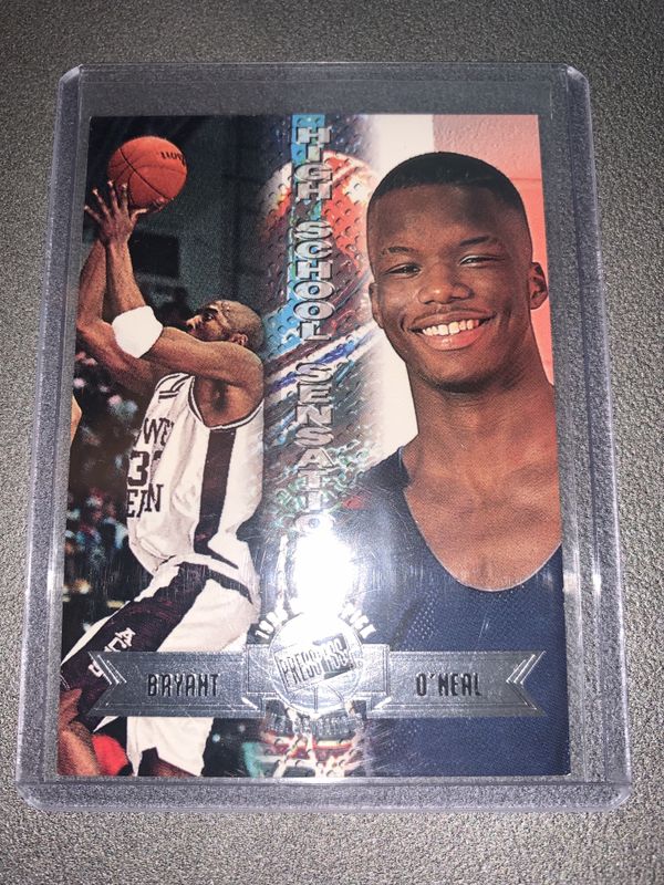 Kobe Bryant Rookie Card 1996 97 Press Pass W O Neal High School 
