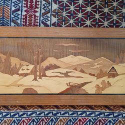 Wooden Marquetry Wall Art
