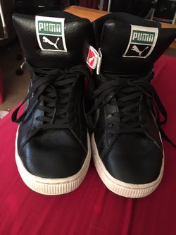 Puma high top shoes great condition like new size 10.5
