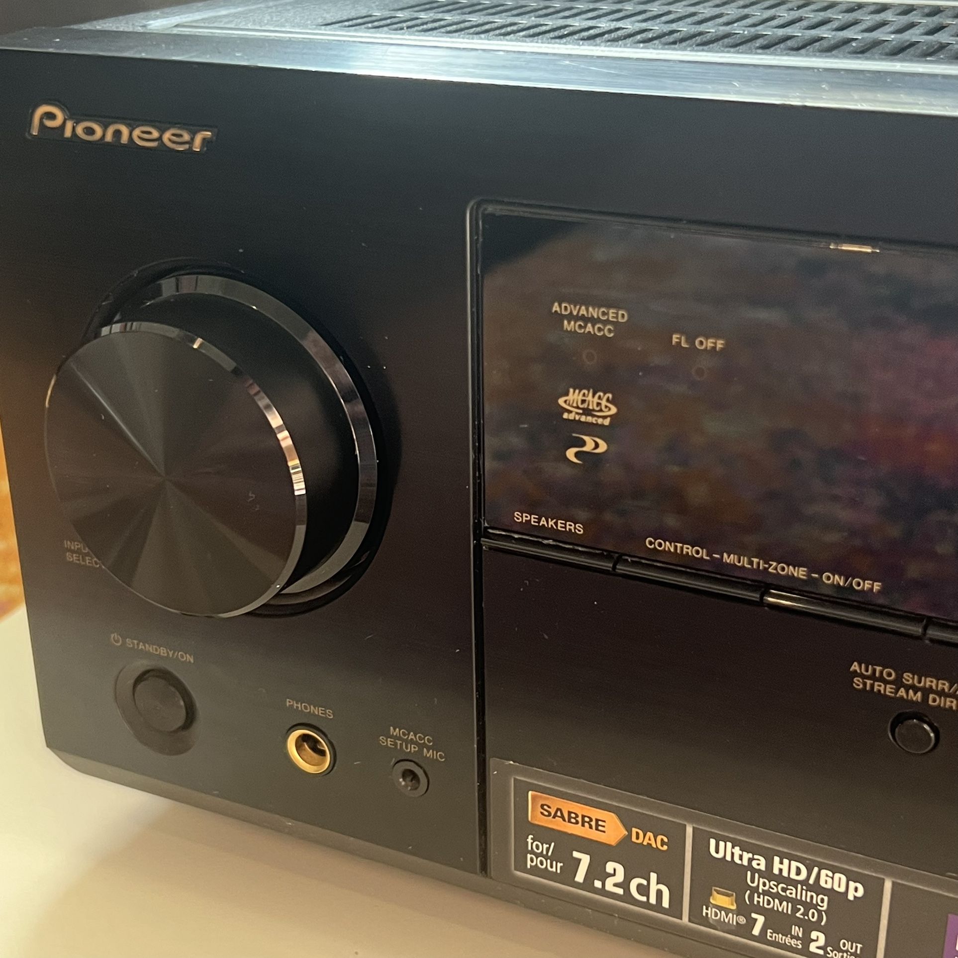 Pioneer Elite® VSX-80 7.2-channel home theater receiver with Apple® AirPlay®