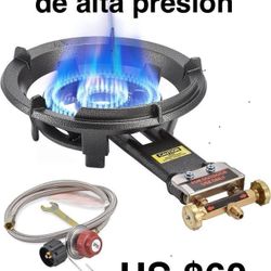 Quemadores de gas de alta y baja presión para cocinar afuera