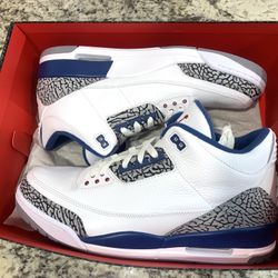 Jordan 3 OG True Blues! Very Clean! Brand New! 