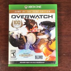 Overwatch XBox One 1 GOTY Edition Good Condition Video Game 