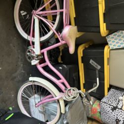Pink beach cruiser