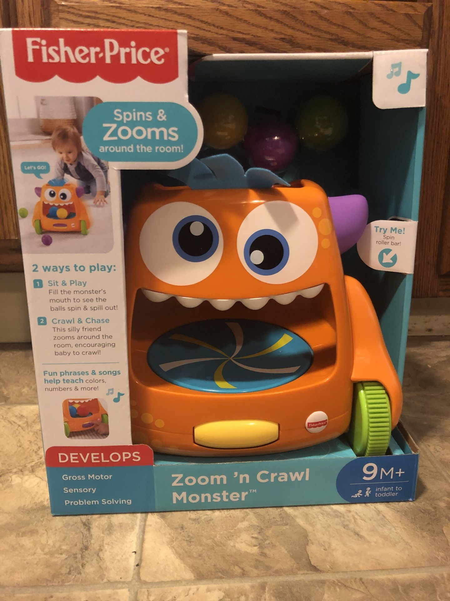 Fisher Price Zoom n Crawl Monster