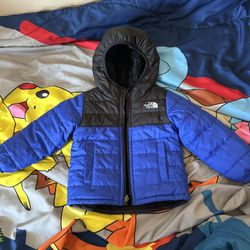 Toddler Boys Reversible North Face Coat 