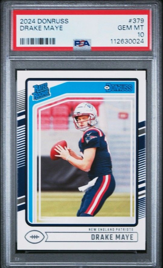 Unbelievable Rookie PSA 10 Drake Maye New England Patriots Card!!!