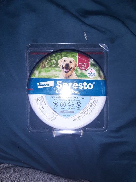Bayer Seresto Flea and Tick Collar for Large Dogs Above 18 Lbs.
