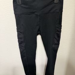 Fabletics Women’s Black Compression Leggings, Small