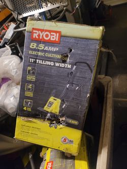 RYOBI 8.5 AMP ELECTRIC CULTIVATOR 11" TILLING WIDTH