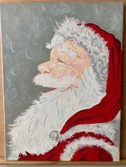 Santa clause painting $45
