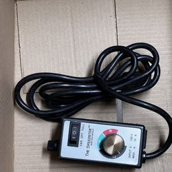 AC Motor Speed Controller 120V 15A Max Electronic Fan Speed Controller Variable Adjuster for Hydroponics Inline Duct Exhaust Ceiling Fans with 6' Long