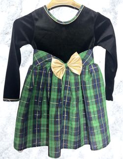 Holiday Girls Dress Bow 