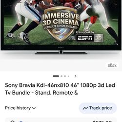Sony KDL-46HX729 46" 3D-ready 1080p LED-LCD HDTV with built-in Wi-Fi®