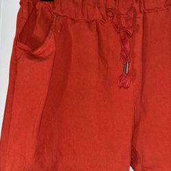 Women’s Red Joggers