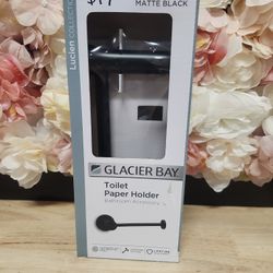Glacier Bay
Lucien Wall Mounted Toilet Paper Holder in Matte Black