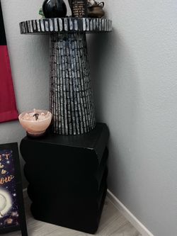 Two separate side or decorative tables