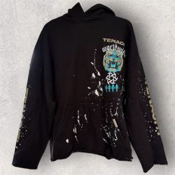 Tenaciti Studios Hoodie - New With Tags - Black Tiger Graphic Size Large