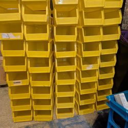AkroMils Akro Bins Yellow Lot 50 10 ULINE Akro Mils