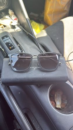 GIVENCHY Sunglasses BLACK AND CHROME