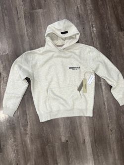 Light Oatmeal Essentials Hoodie Size Medium