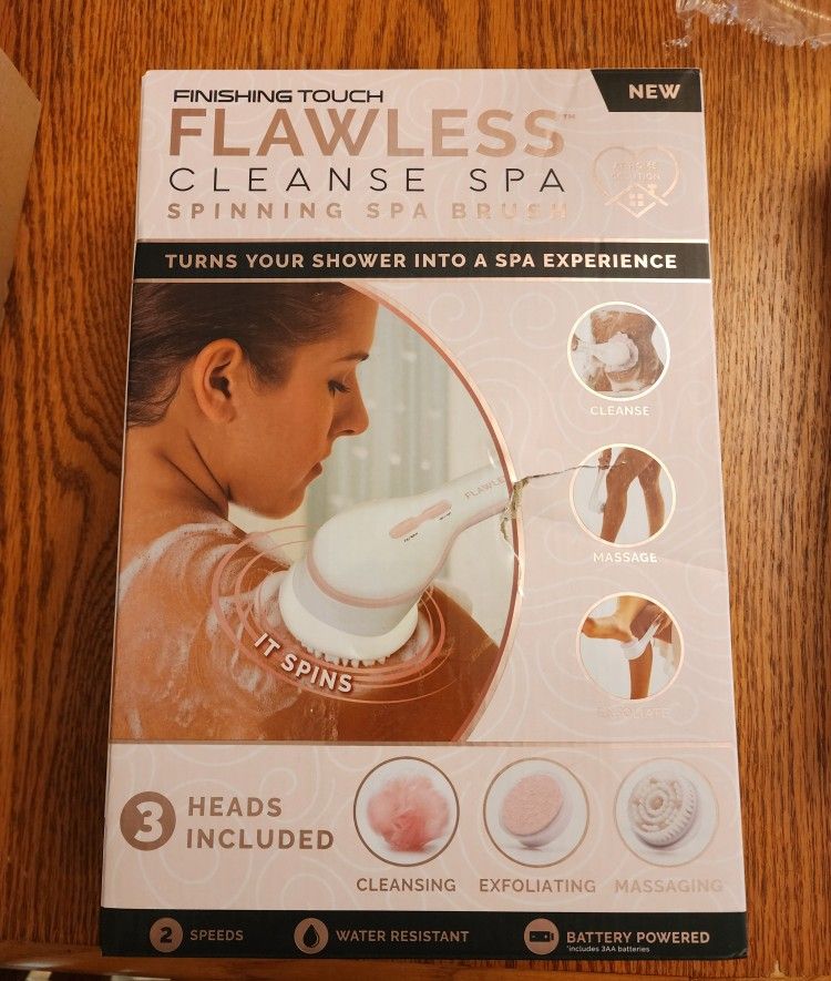 Flawless Cleanse Spa Spinning Spa Brush- Finishing Tool