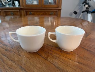 2 Off-White USA Teacups ($10.00 for both!!)