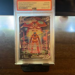 Pokemon Card PSA 10 Deoxys VMAX  Full Art Crown Zenith