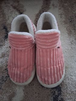 Pink Fuzzy Slippers