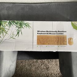 Wireless Bamboo Keyboard