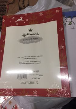 Design paper 4 holidays $1