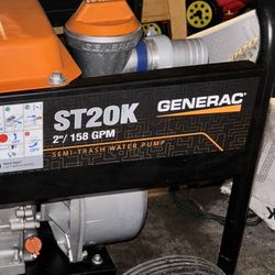 ST20k Generac Semi Trash Water Pump