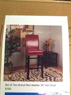 Two New Bar Stools