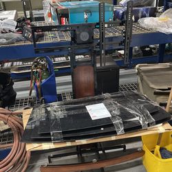 Tv Stand With Glass Shelves