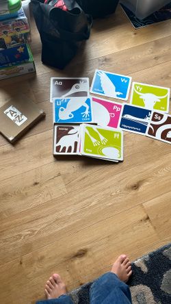 Alphabet Learning Large Flashcards