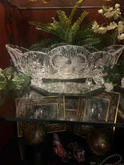 Crystal Bowl / American Brilliant Period / Vintage