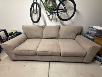 Gray Fabric Sofa - $275 OBO