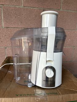 Hamilton Beach Big Mouth 800 W  Electric Juicer, Glossy White