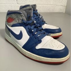 True Blue Jordan 1s Size 11