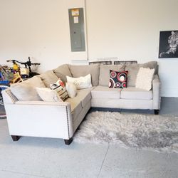 Gray Sectional Couch 