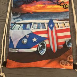 Puerto Rico Vw Bus Bag