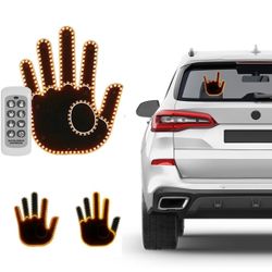 Fun Gesture LED Decorative Light, Super Bright Display, 7 Gestures, Remote Control (H-0035-W)