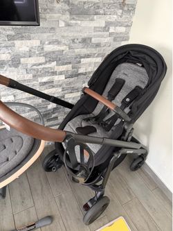 Baby stroller with car seat and swing