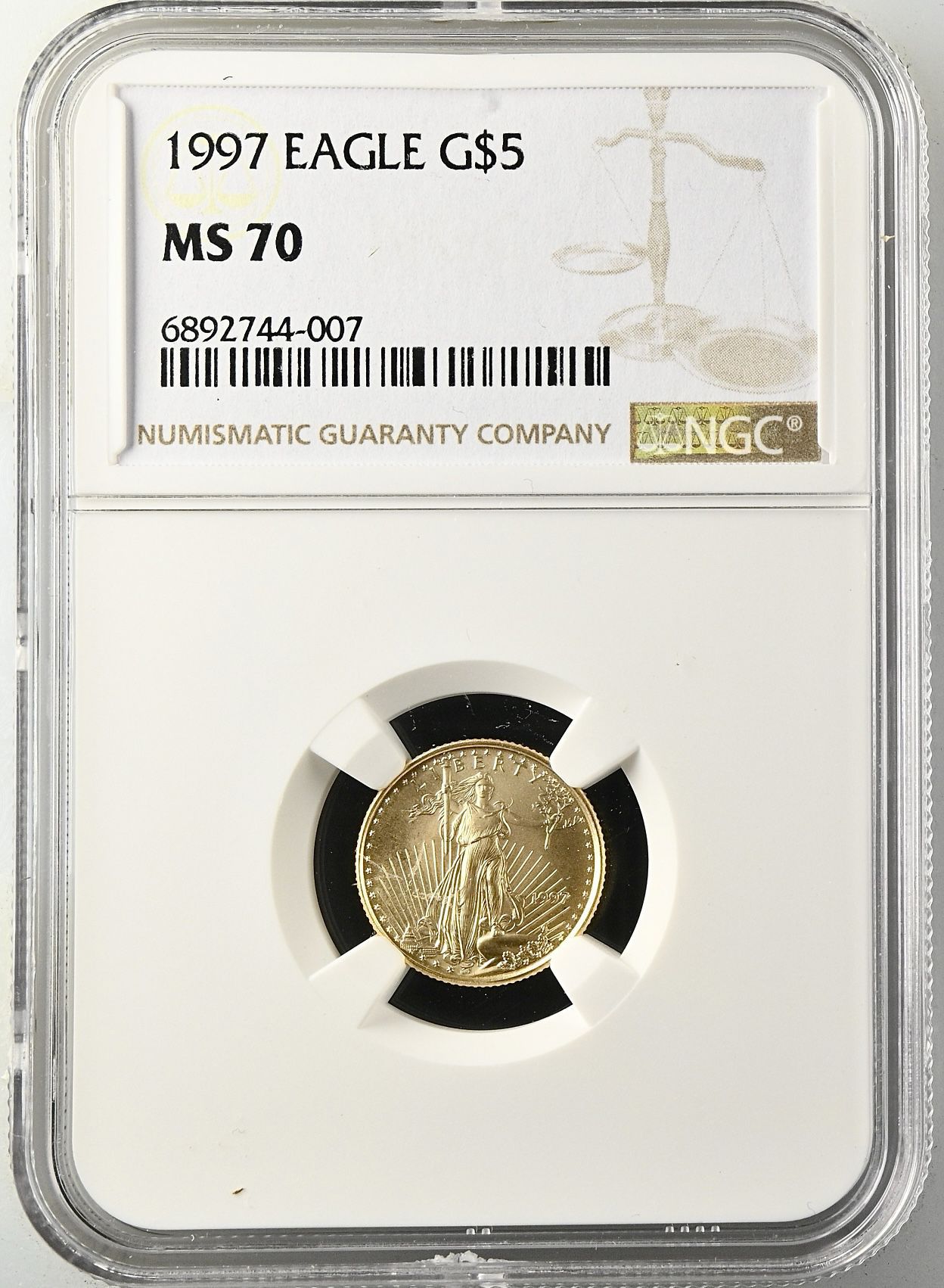 1997 $5 Gold American Eagle 1/10oz