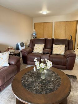 5-Piece Ashley Furniture Power Reclining Living Room Set – Like New (1 Year Old)