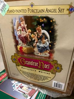 Christmas decor statues